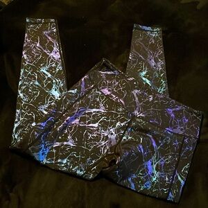 Curves N Combat boots Northern Lights V4 leggings